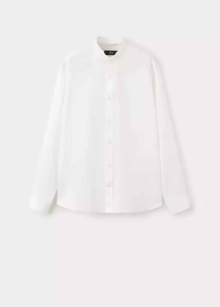 Regular-Fit Linen Shirt, White, large image number 8