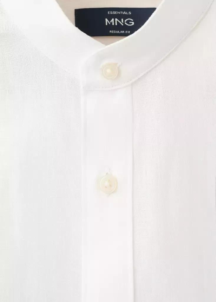 Regular-Fit Linen Shirt, White, large image number 9