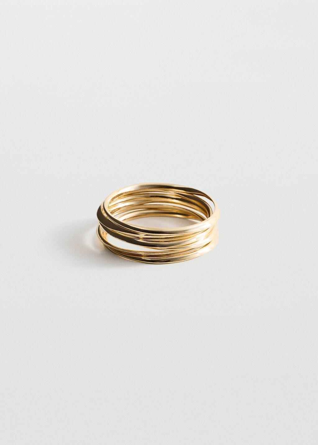 Gold Mixed Bracelet Set, Gold, large image number 3