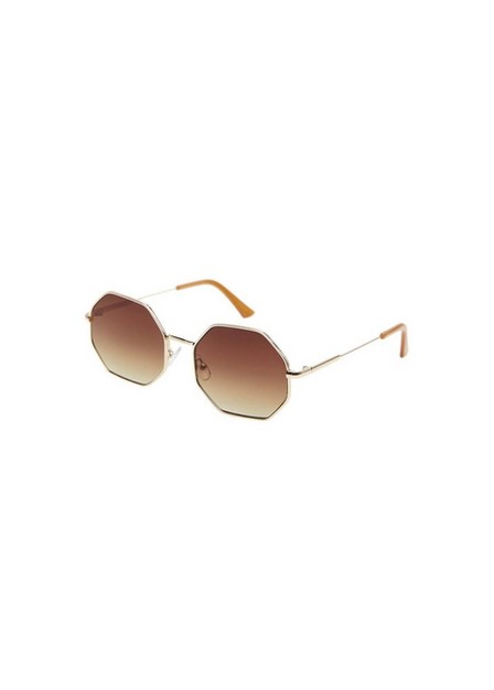 Mango - gold Metallic frame sunglasses
