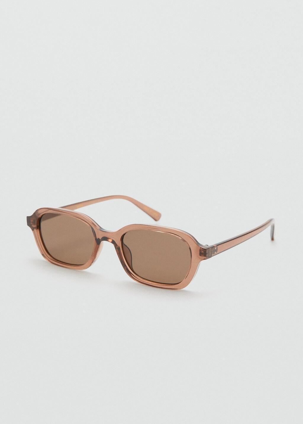 Pink Lt Pastel Semi-Transparent Frame Sunglasses, Light-Pastel Pink, large image number 0