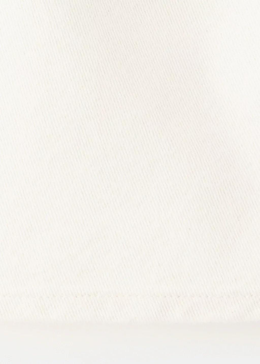 Cream Draped Halter Top, Light Beige, medium