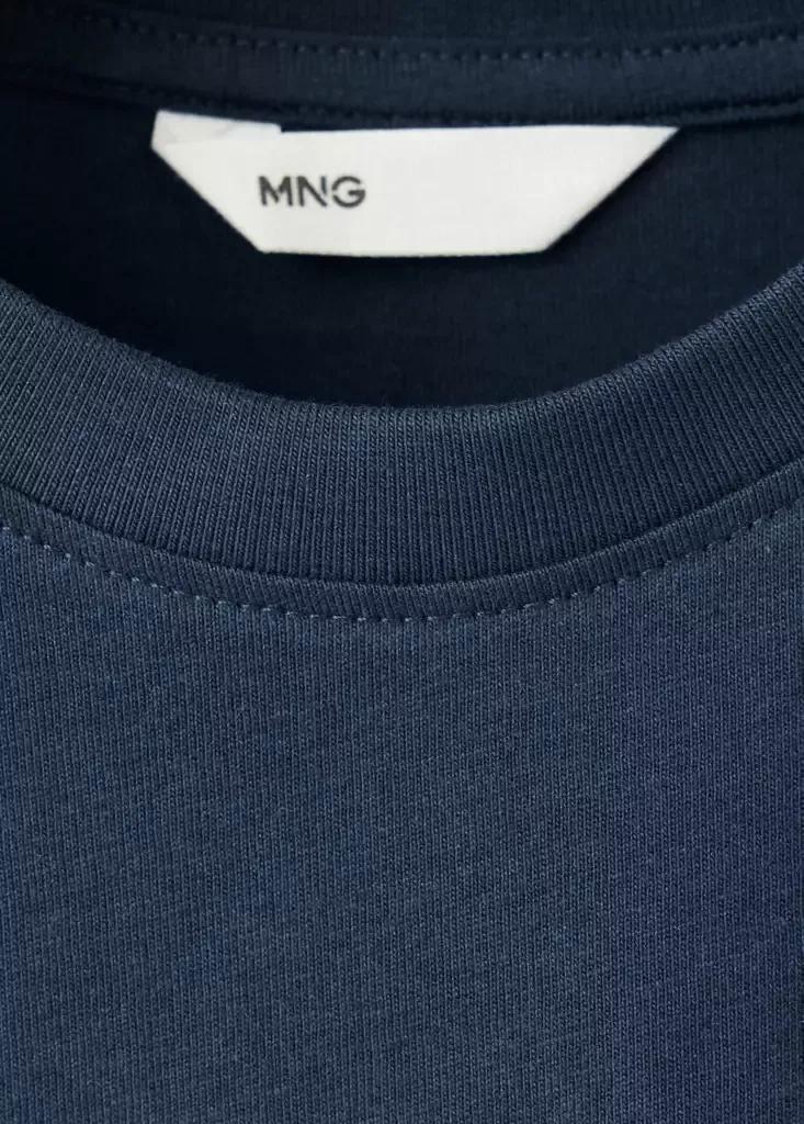 Navy Printed Cotton-Blend T-Shirt, Baby Boys, Navy, large image number 3