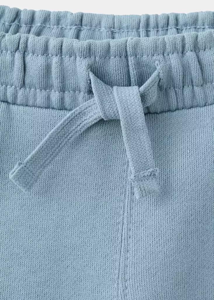 Blue Cotton Cargo Trousers, Baby Boys, Medium Blue, large image number 2