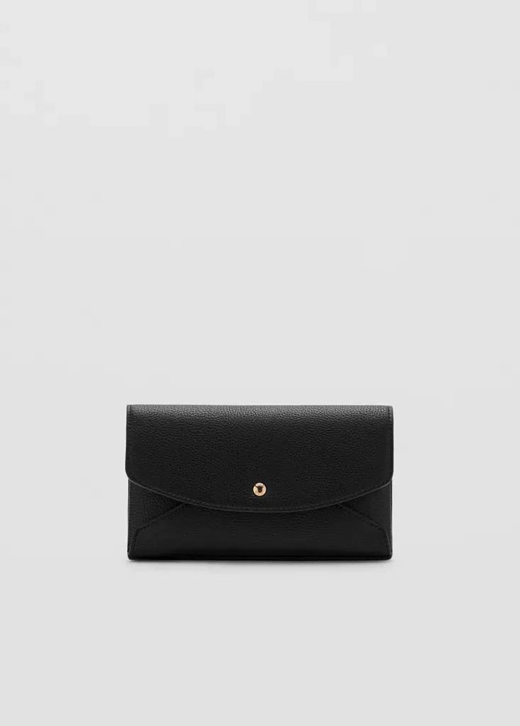 Black Document Holder With Contrast Interior, Black, large image number 0