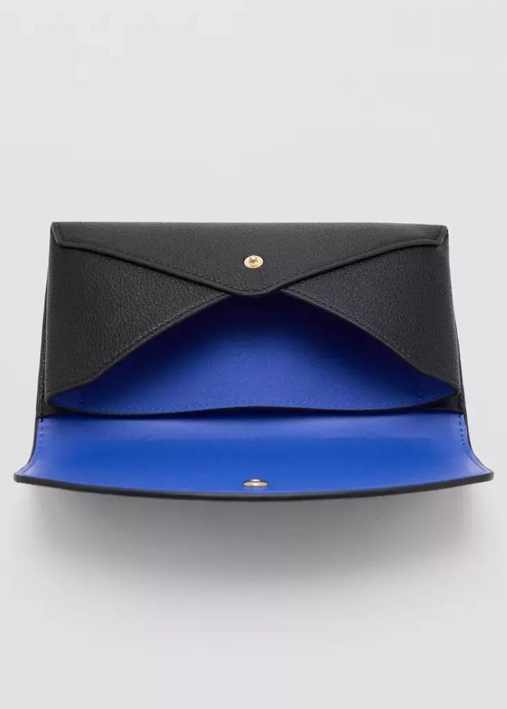 Black Document Holder With Contrast Interior, Black, large image number 2
