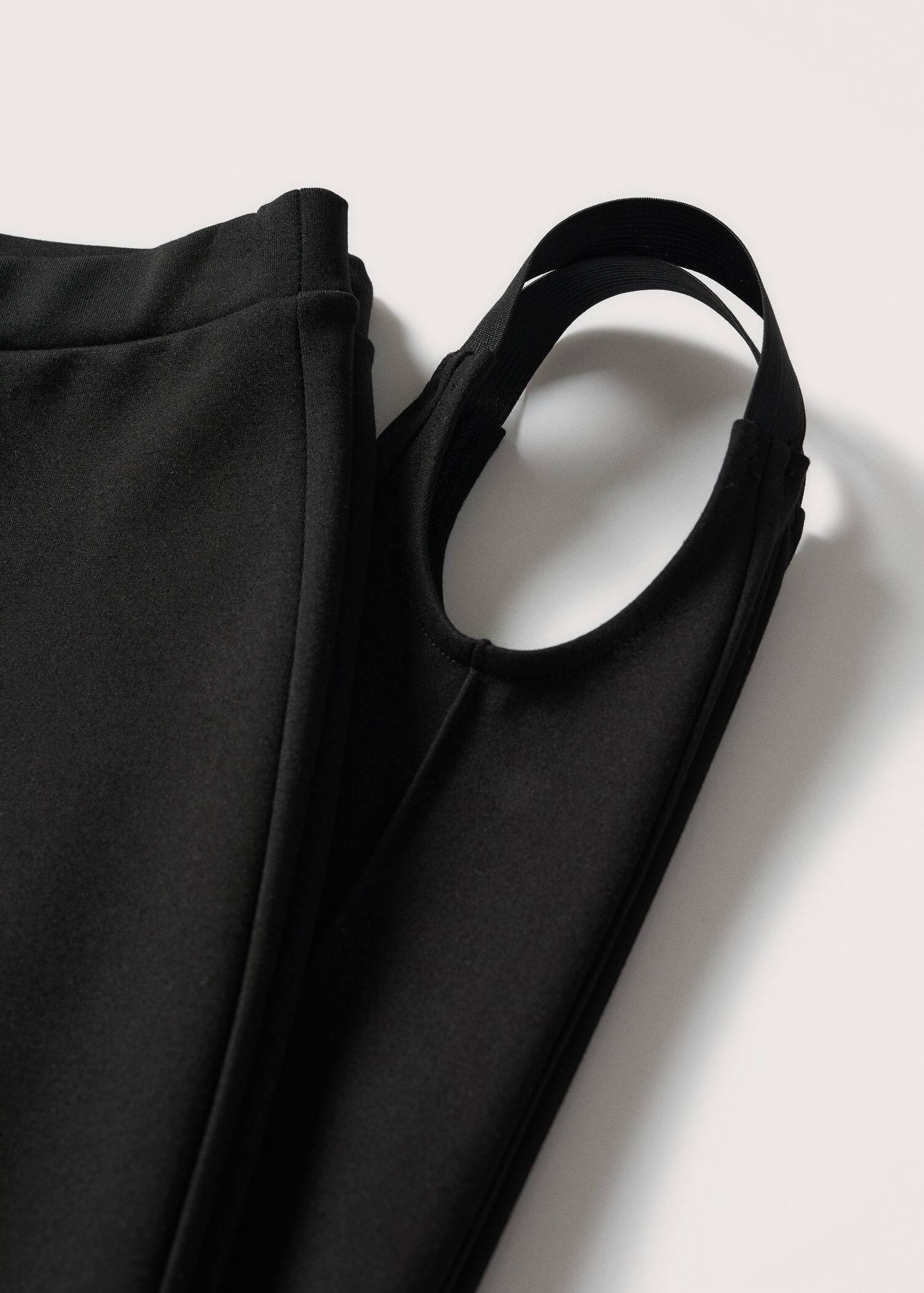 black Basic fuseau leggings, , large image number 3