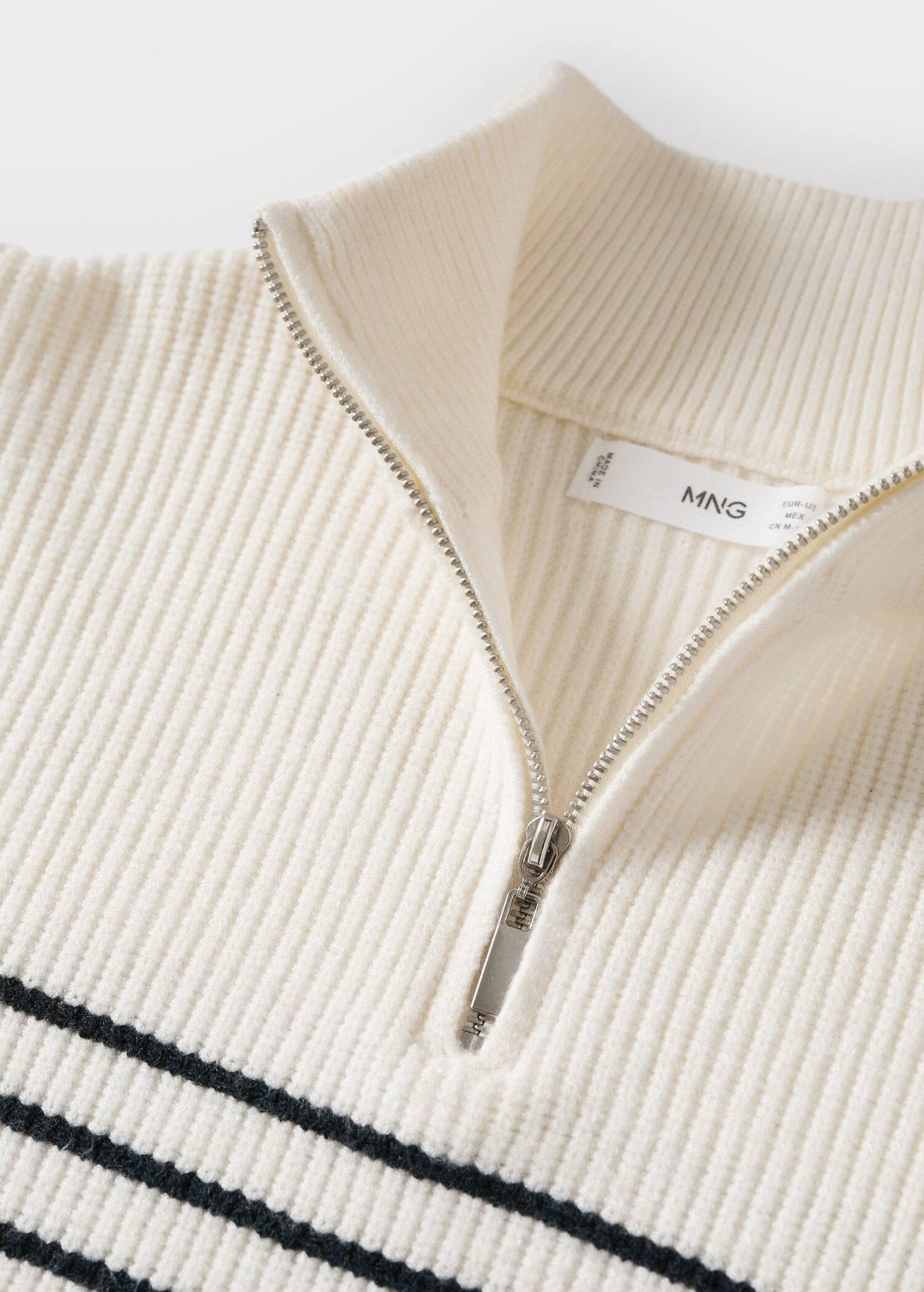 Striped knit sweater, , large image number 4