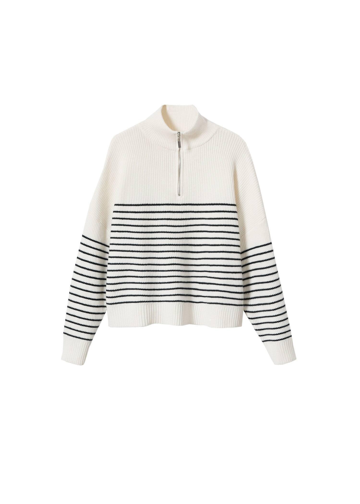 Striped knit sweater, , large image number 6