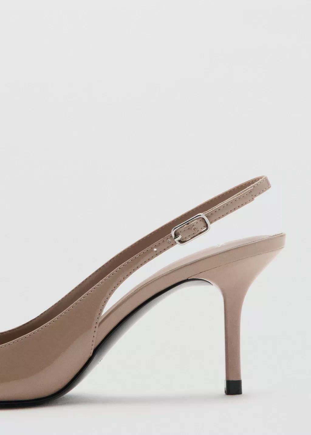 Beige Patent Leather High Heels, Light-Pastel Pink, large image number 1