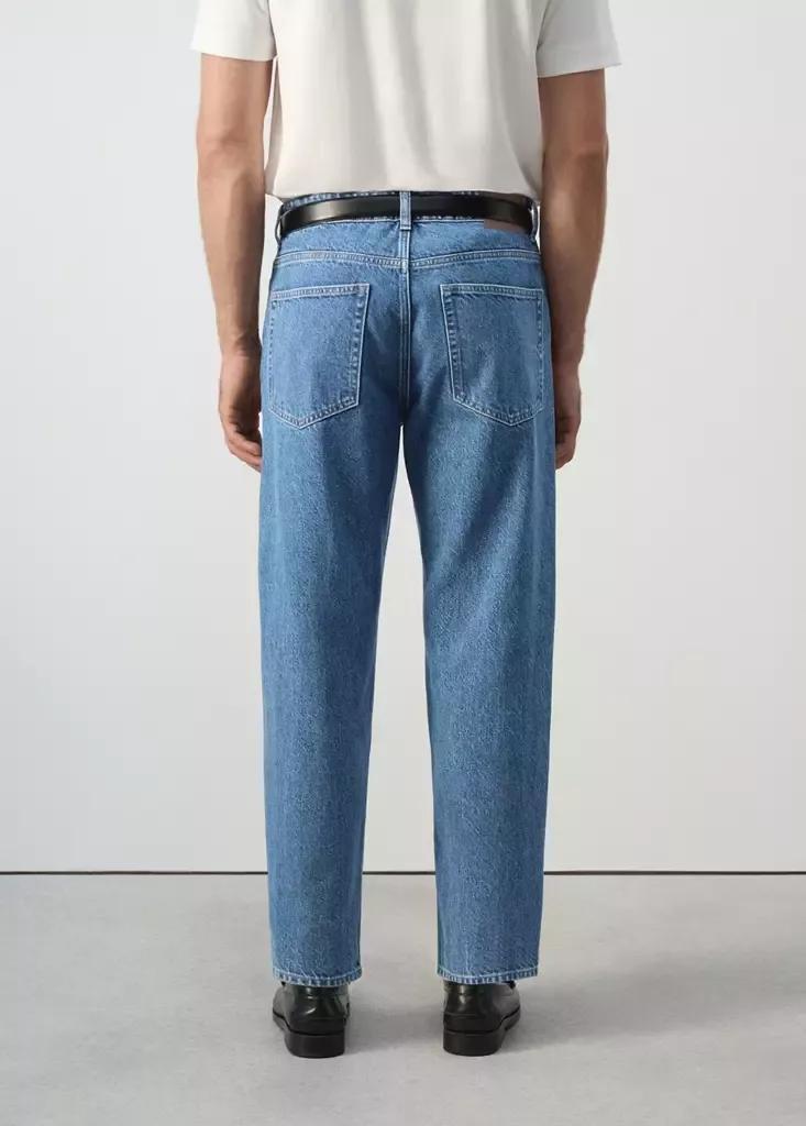 Blue Sammy Cropped Carrot Fit Jeans, , large image number 2