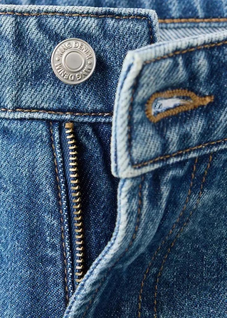 Blue Sammy Cropped Carrot Fit Jeans, , large image number 7