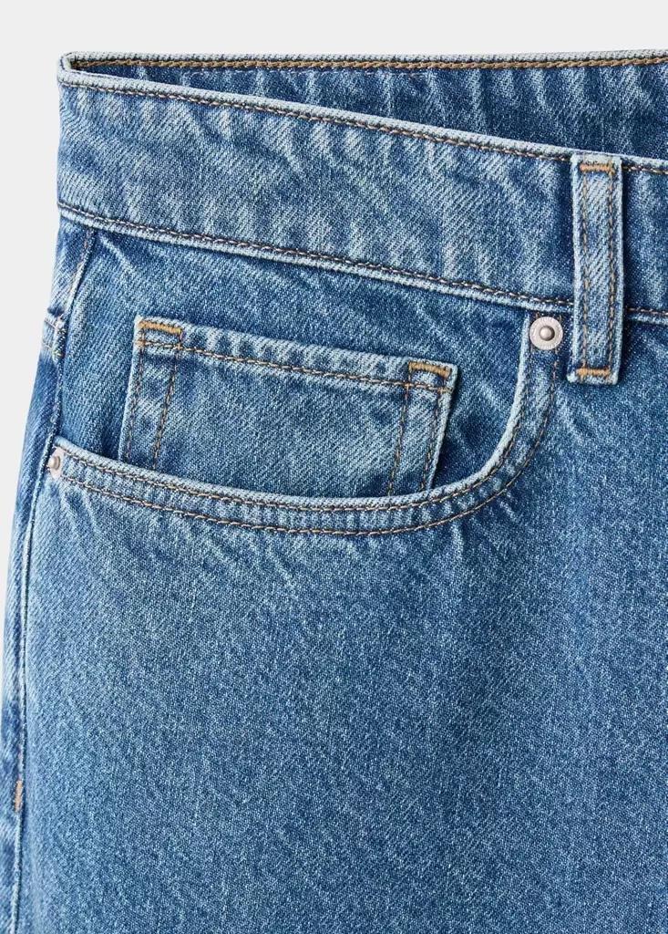 Blue Sammy Cropped Carrot Fit Jeans, , large image number 8