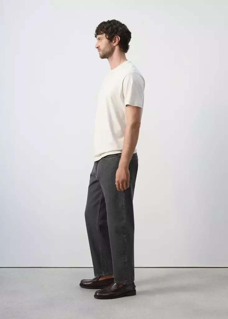 Grey Sammy Cropped Carrot Fit Jeans, , large image number 4