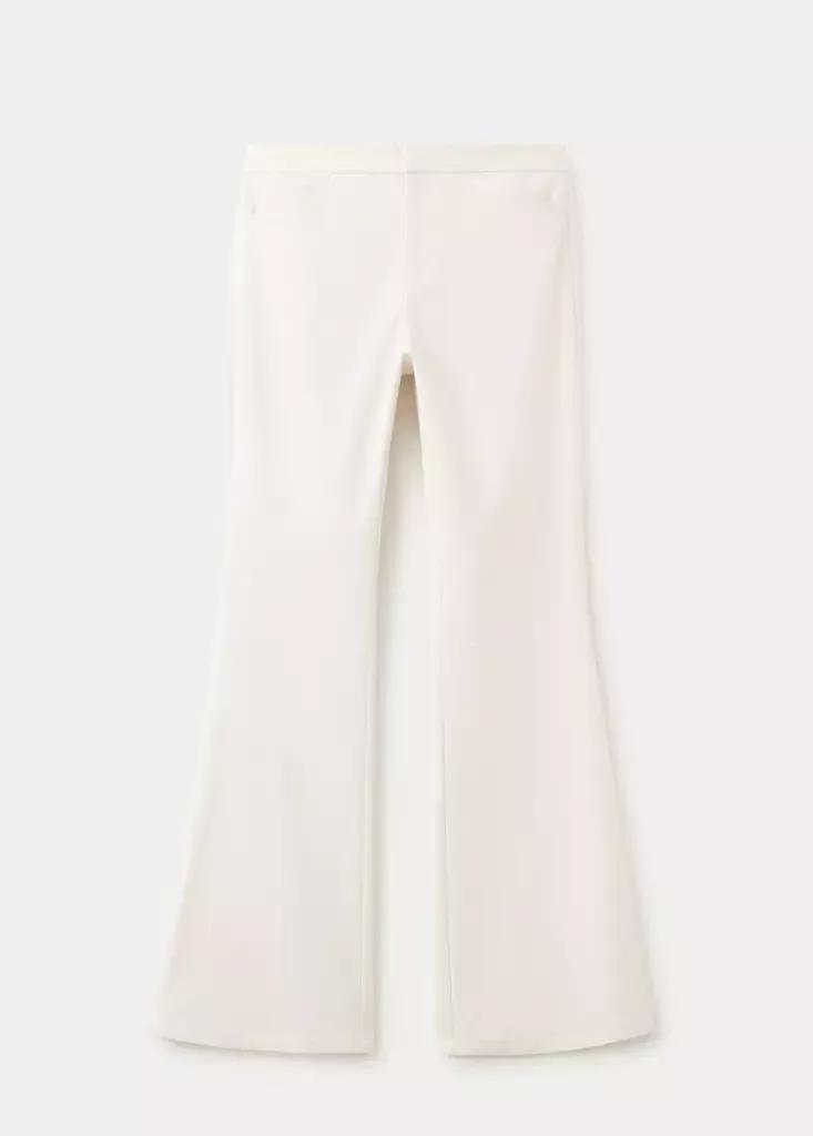 Beige Cotton Trousers, Light Beige, large image number 5