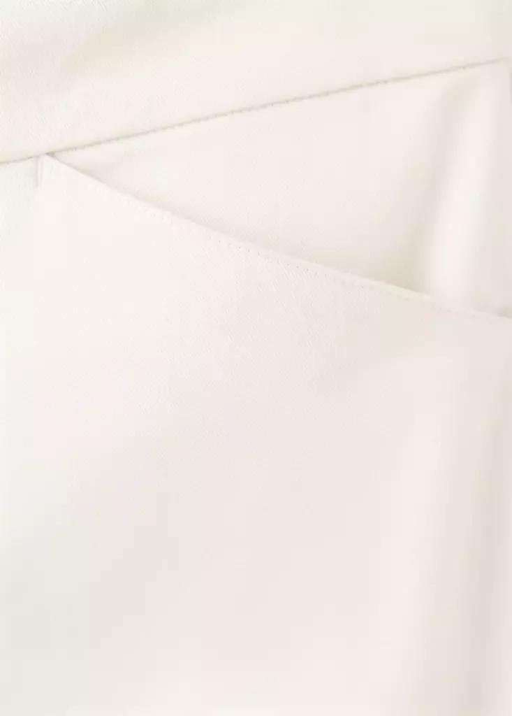 Beige Cotton Trousers, Light Beige, large image number 6