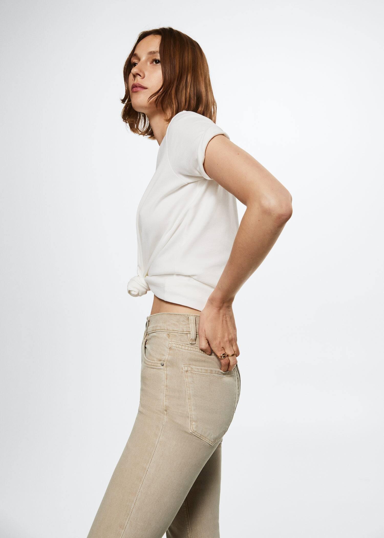  Brown High-Waist Bootcut Jeans, , large image number 3