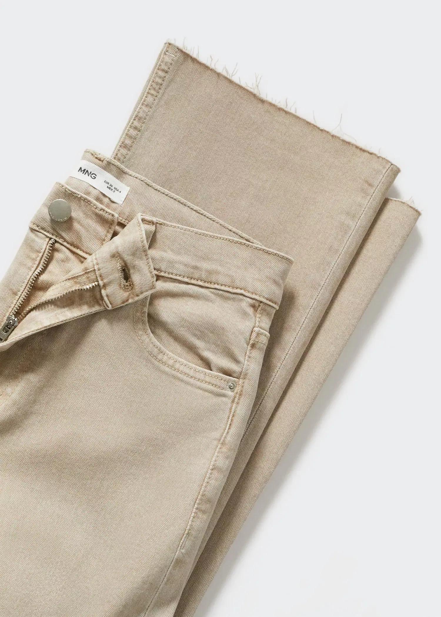  Brown High-Waist Bootcut Jeans, , large image number 6