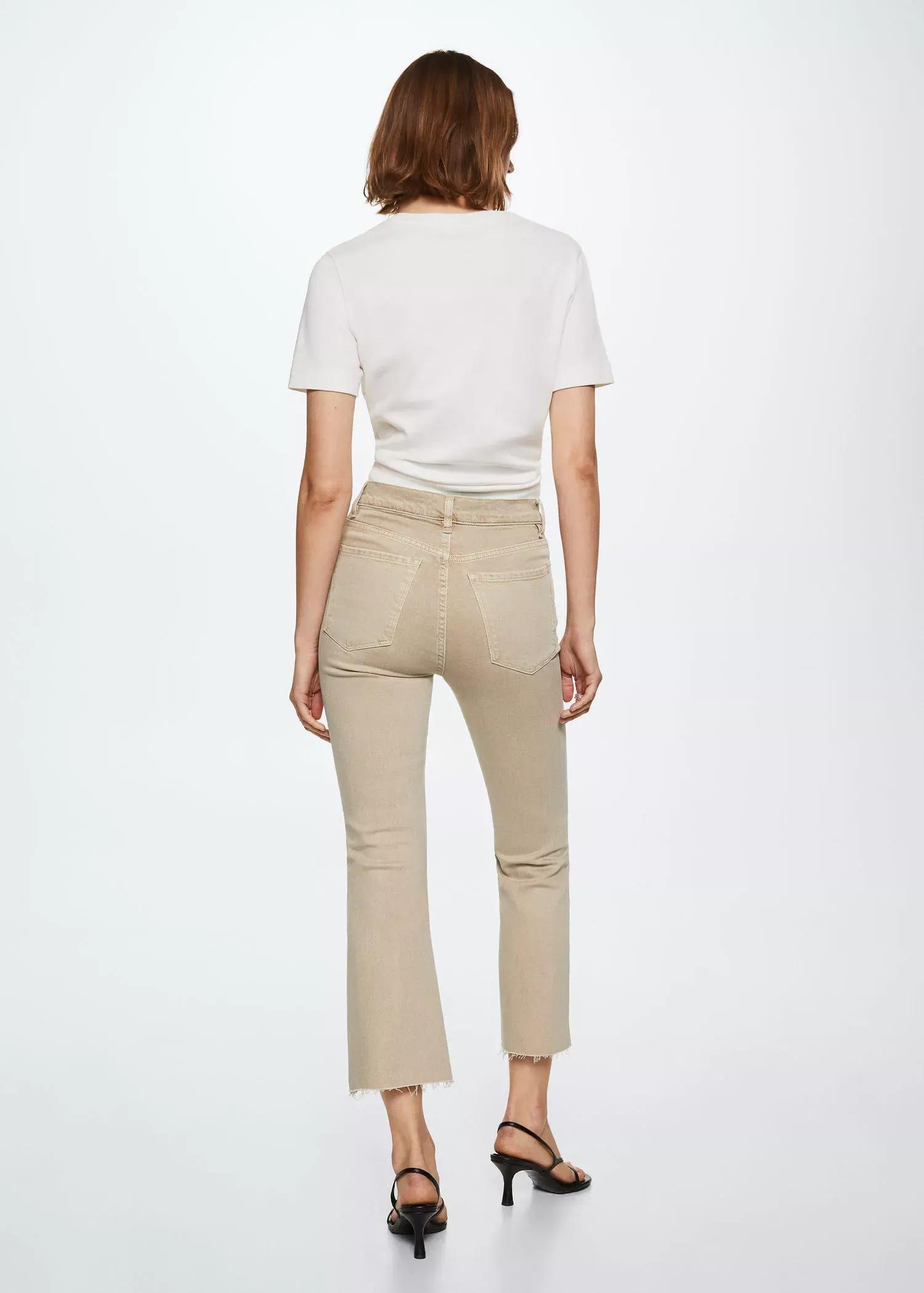  Brown High-Waist Bootcut Jeans, , large image number 9