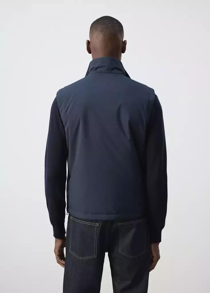 Blue Reversible Water-Repellent Gilet, Dark Blue, medium