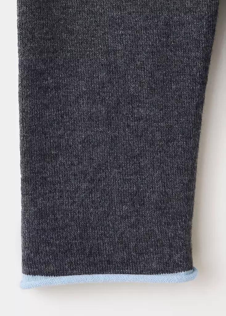 Grey Contrast Trim Cardigan, Grey, large image number 6