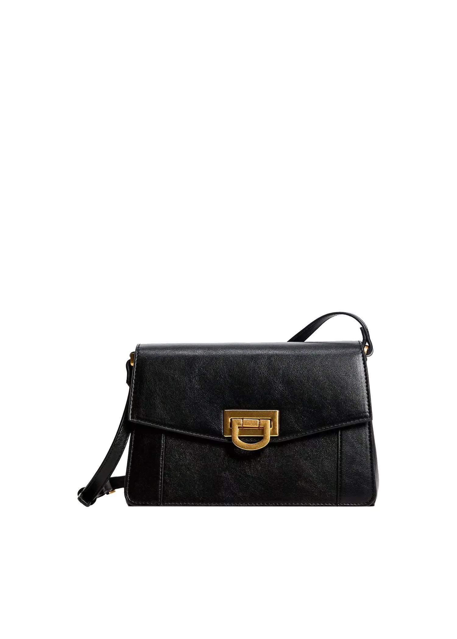 Black Long Strap Bag, , large image number 0