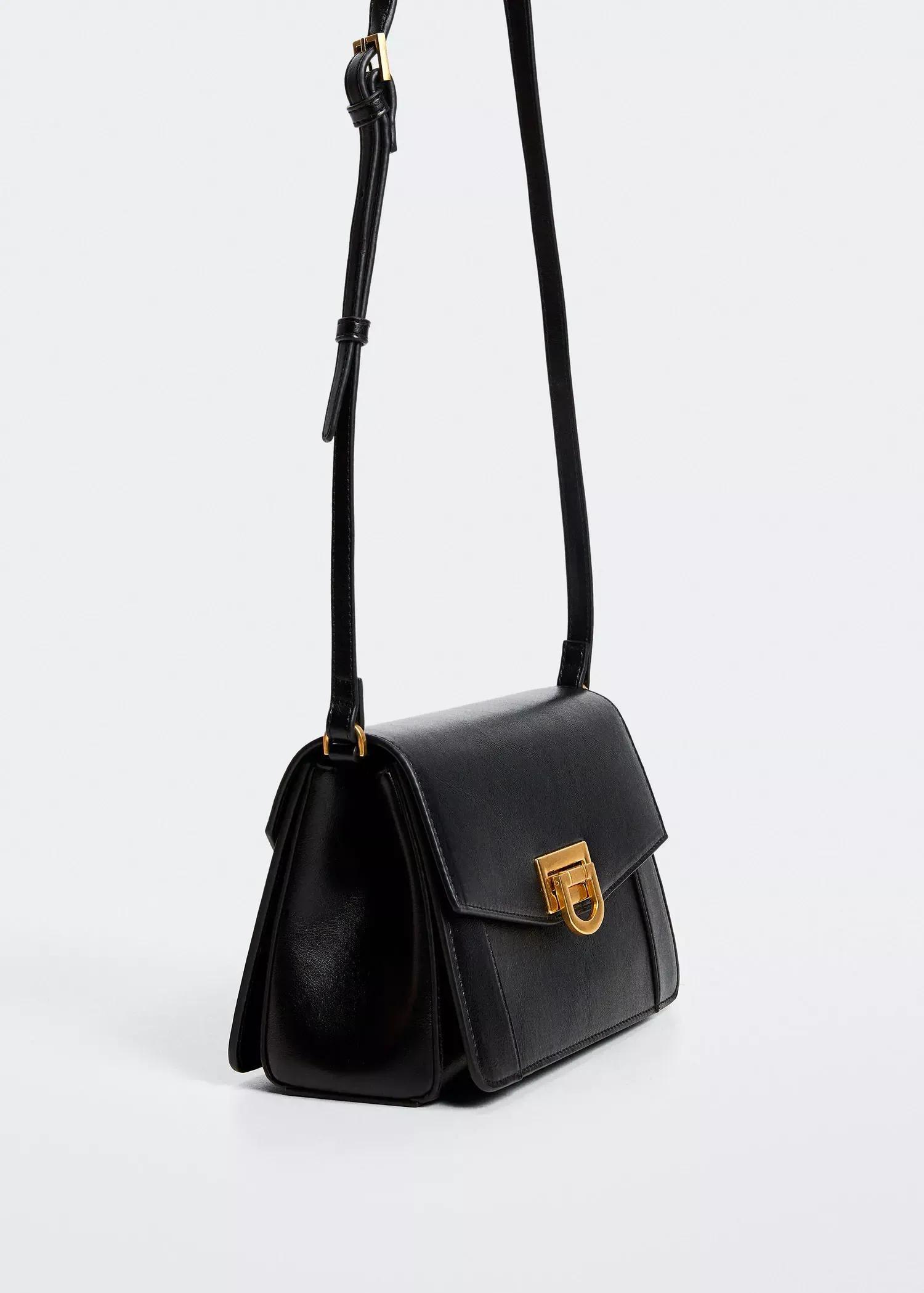Black Long Strap Bag, , large image number 1