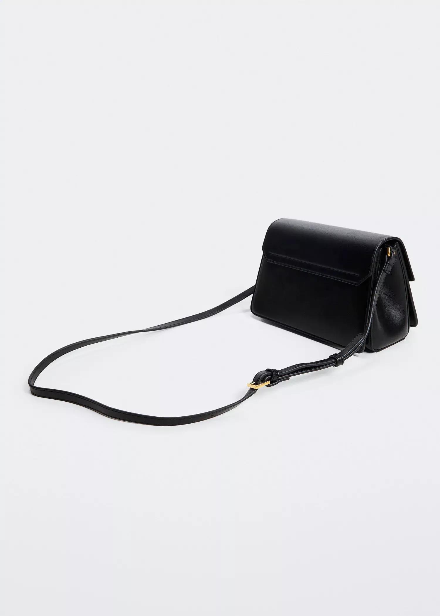 Black Long Strap Bag, , large image number 3