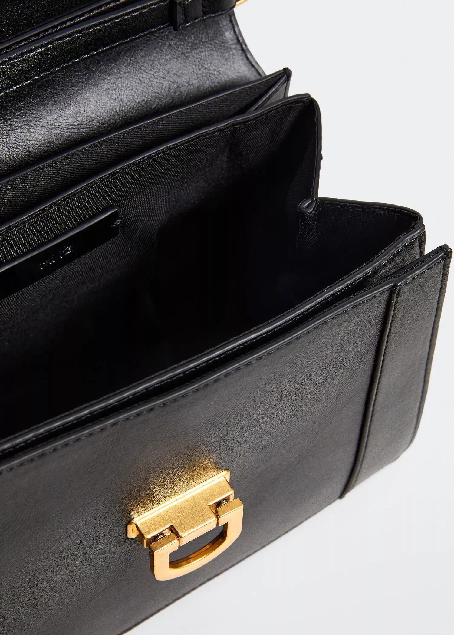 Black Long Strap Bag, , large image number 4