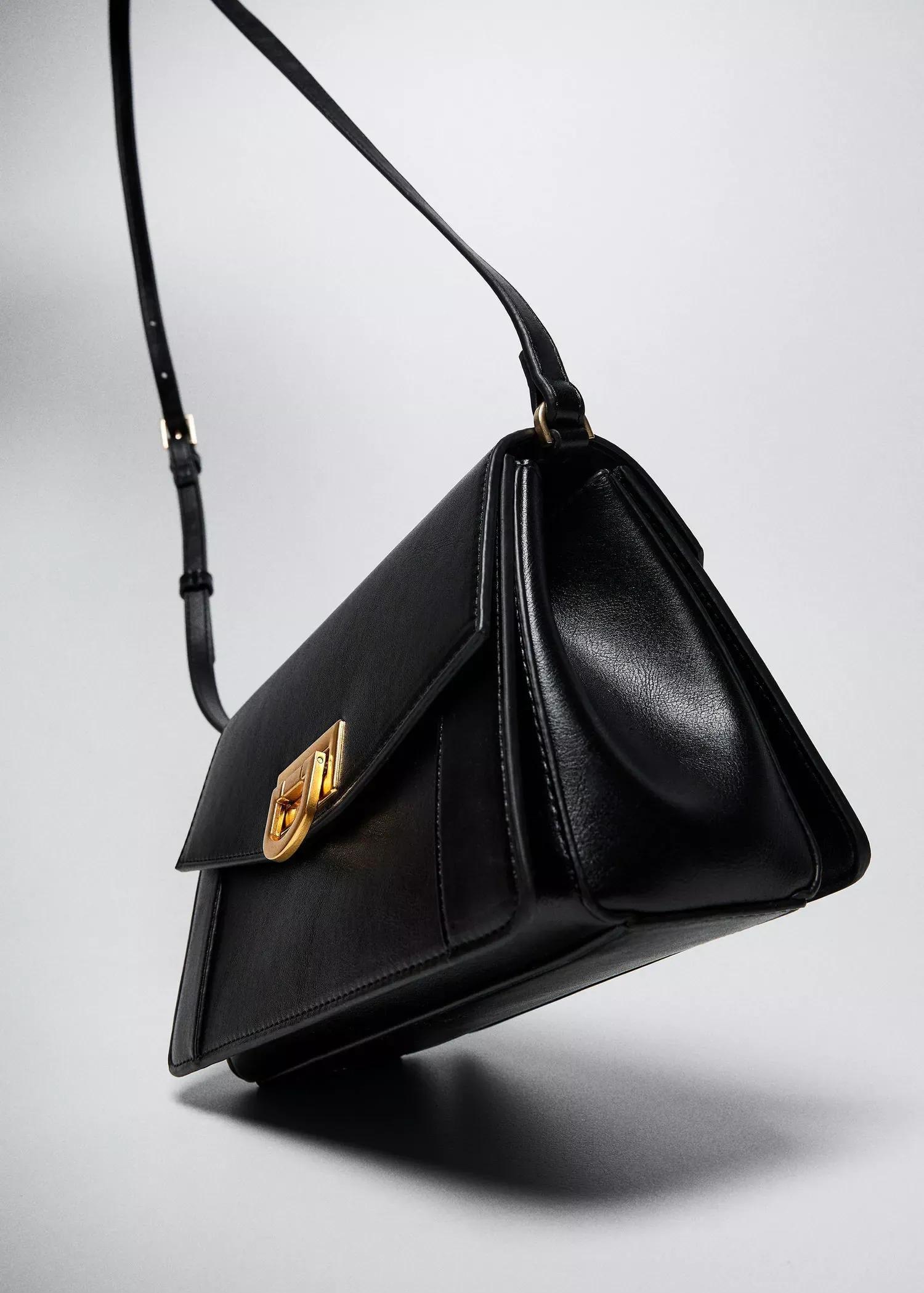Black Long Strap Bag, , large image number 5