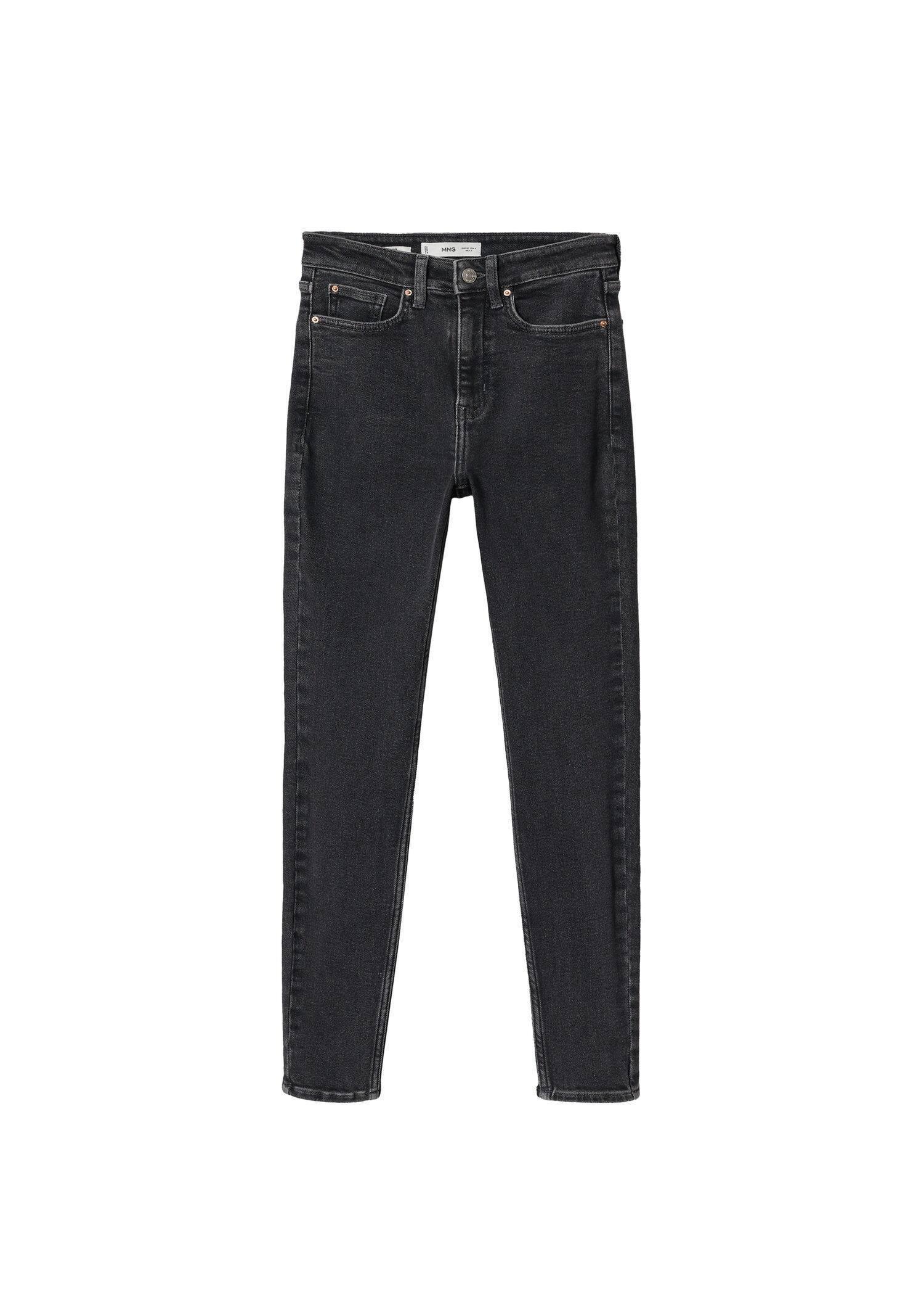 Grey Soho High-Waist Skinny Jeans, , large image number 4