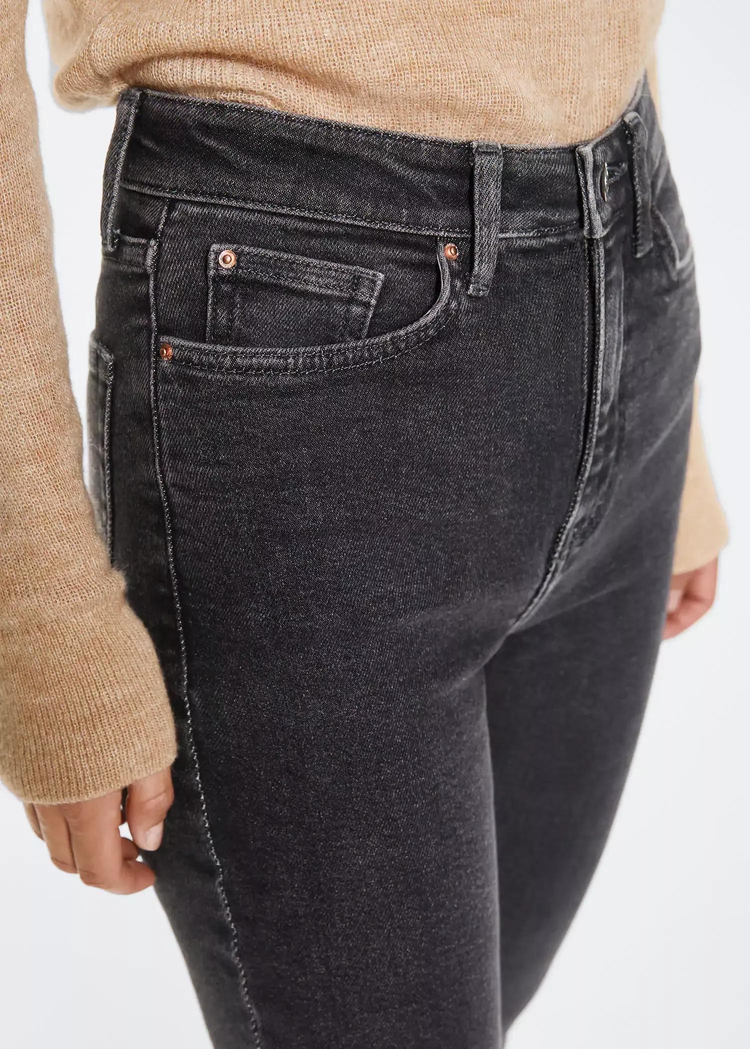 Grey Soho High-Waist Skinny Jeans, , large image number 6