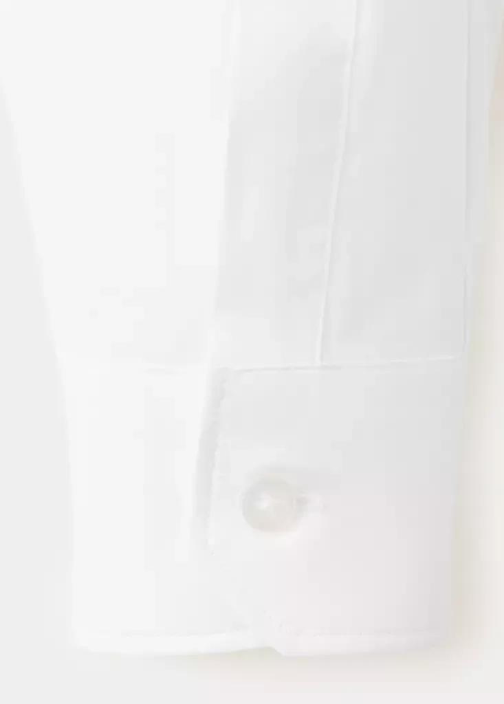 White Non-Iron Cotton Shirt, White, large image number 7