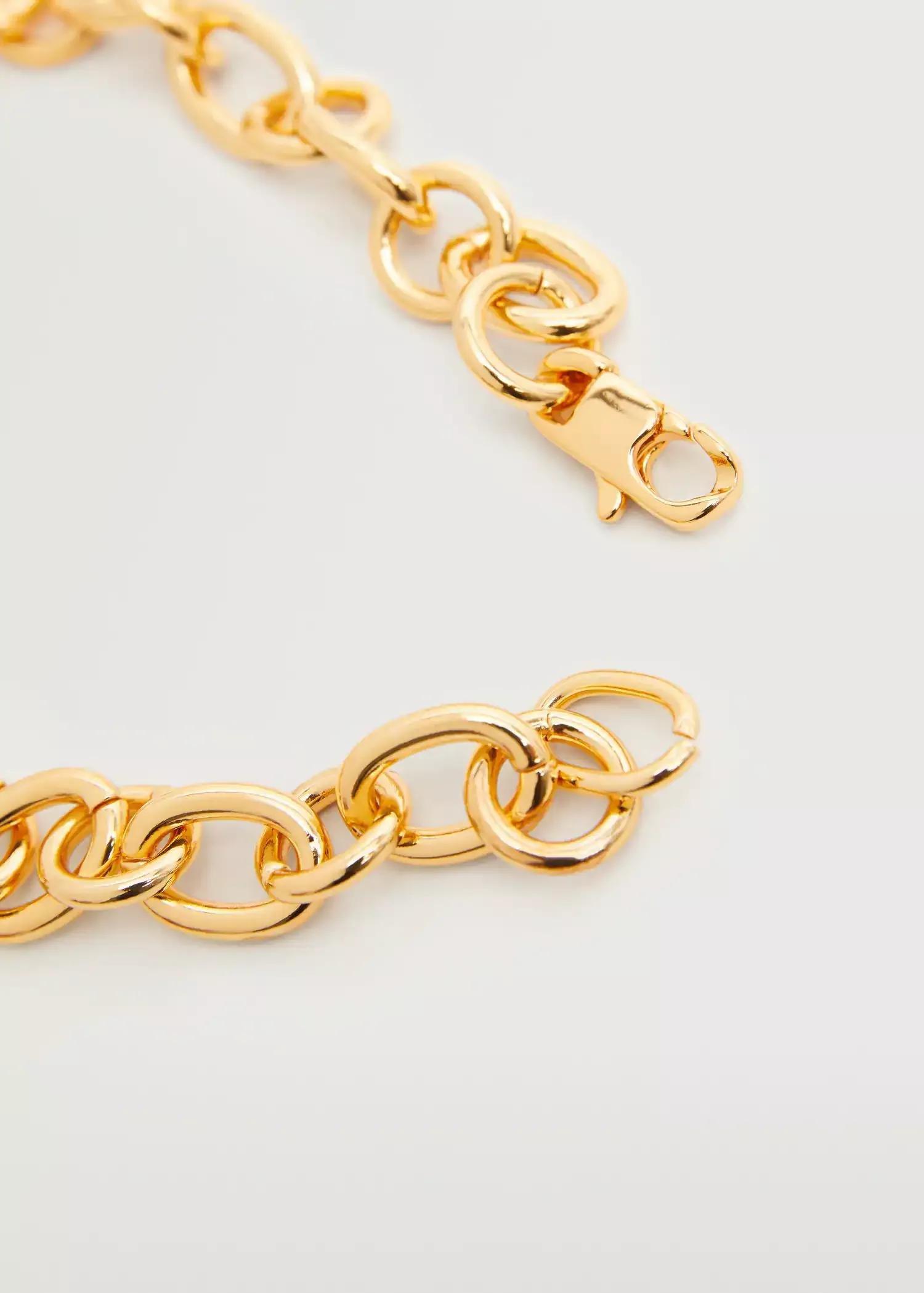 gold Bead chain necklace, , large image number 2