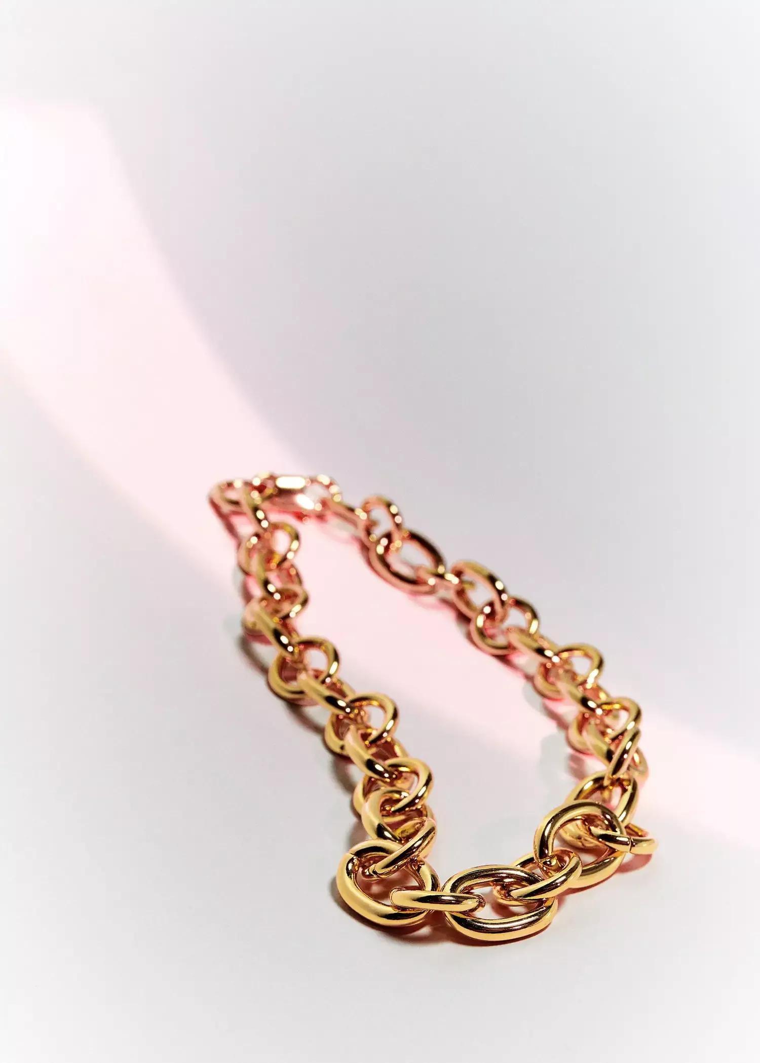 gold Bead chain necklace, , large image number 3