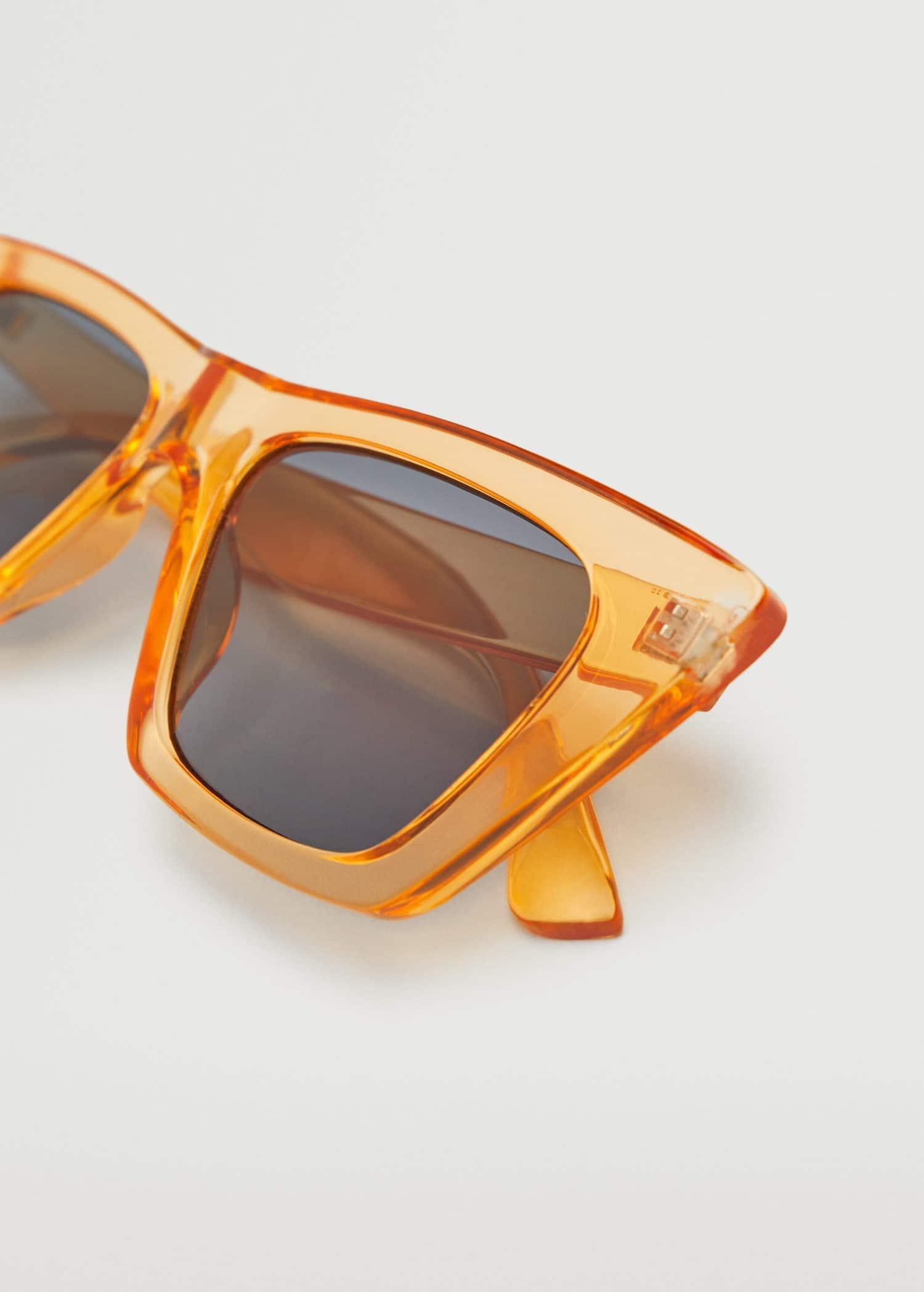 Orange Ana Acetate Frame Sunglasses, , large image number 4