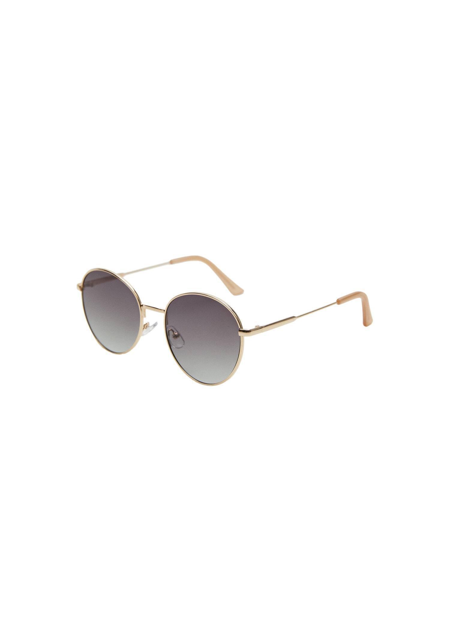 gold Metallic frame sunglasses, , large image number 0