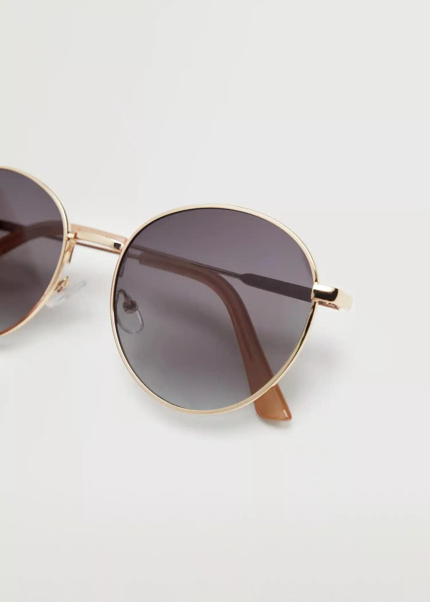 gold Metallic frame sunglasses, , large image number 2