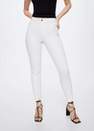 Mango - white High-rise skinny jeans