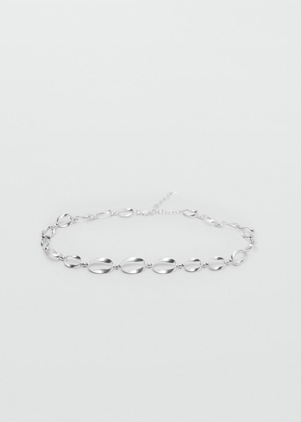 Silver Ring Chain Belt, Silver, large image number 4