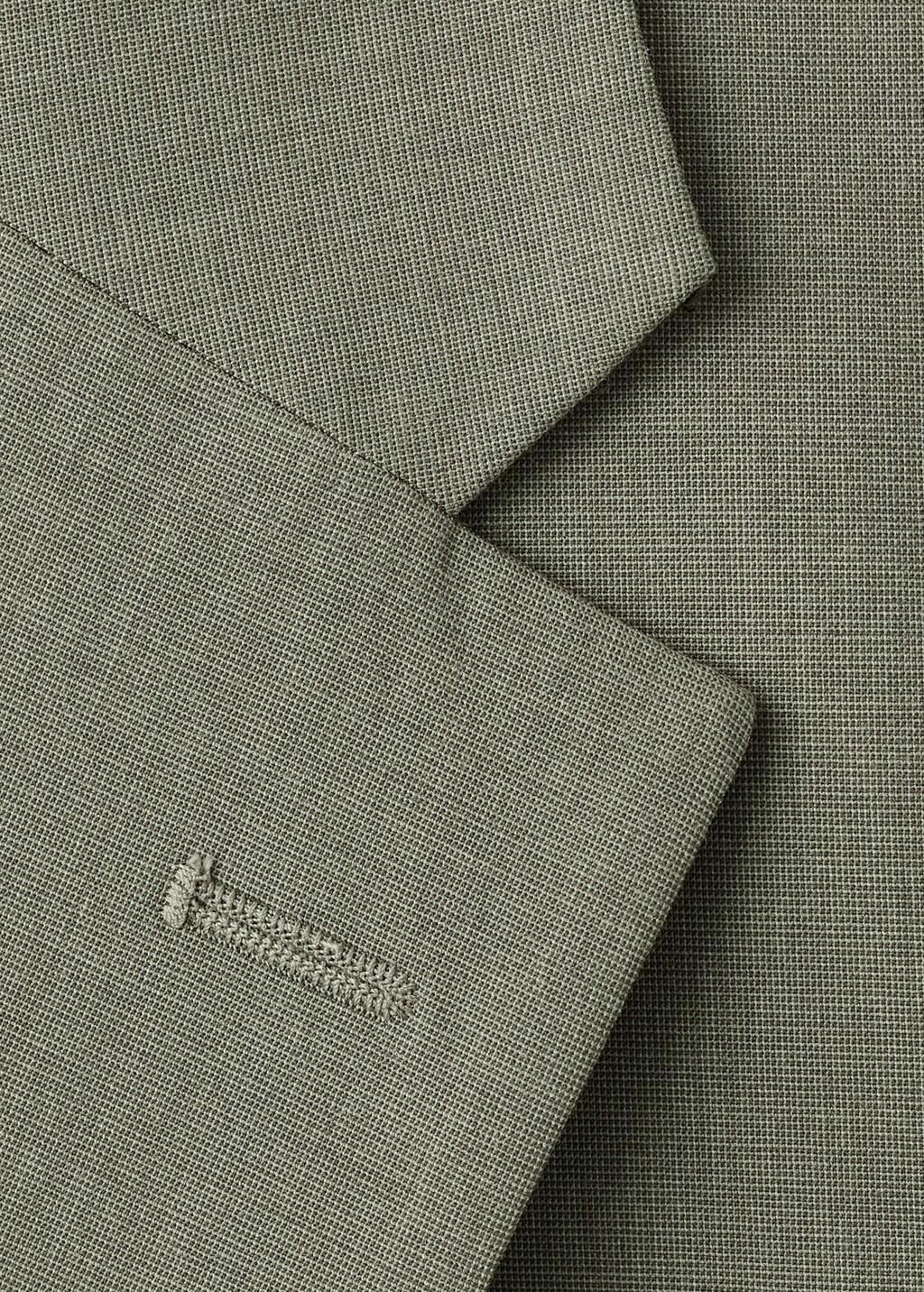Green Milan Slim-Fit Suit Jacket, Green, large image number 1