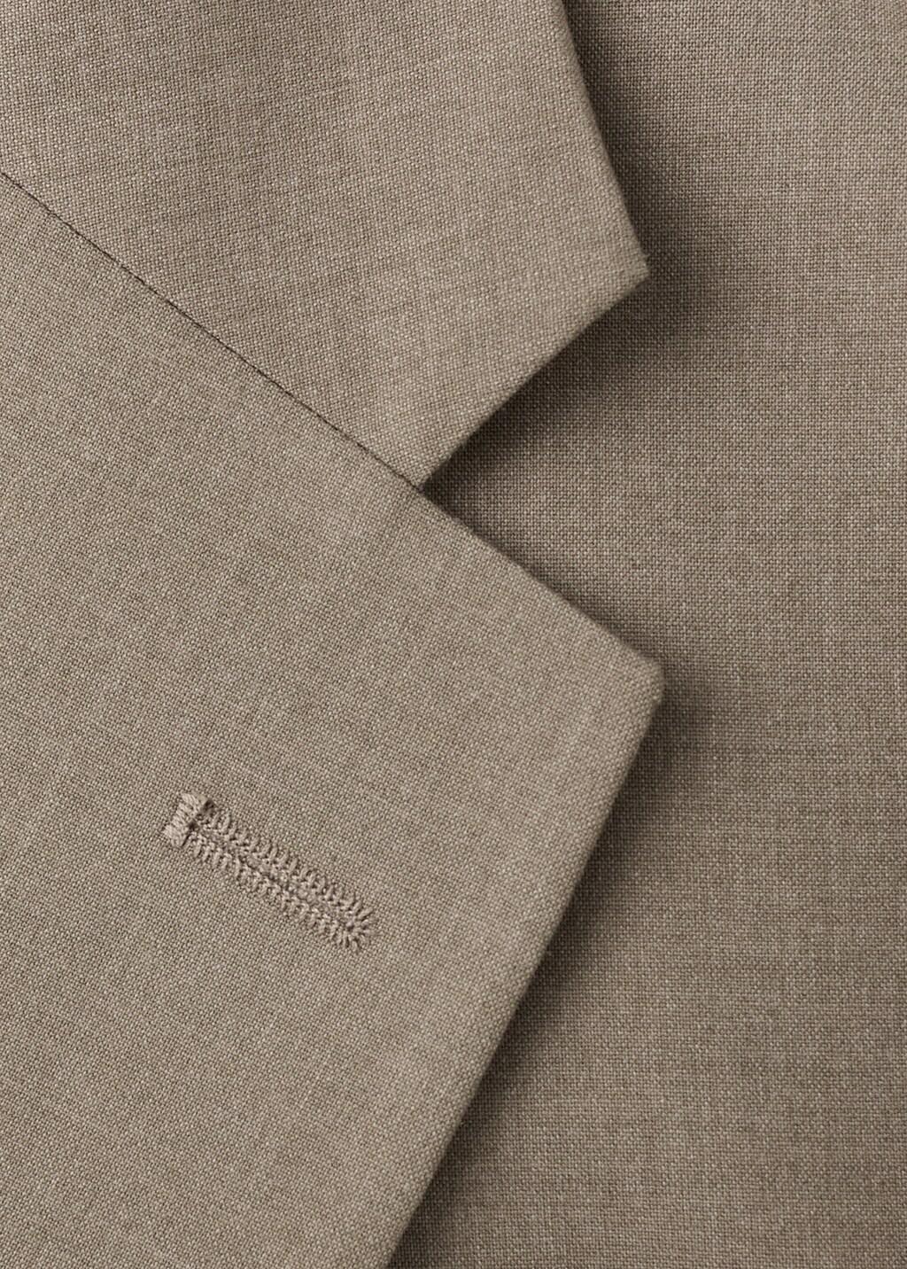Brown Milan Slim-Fit Suit Jacket, Medium Brown, large image number 1