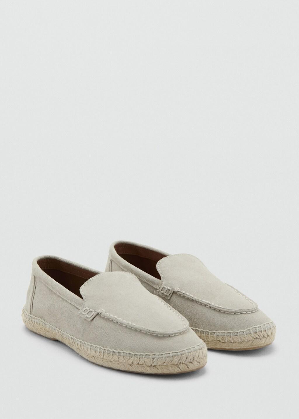 Brown Lt Pastel Jute Leather Shoe, Light Pastel Brown, large image number 0