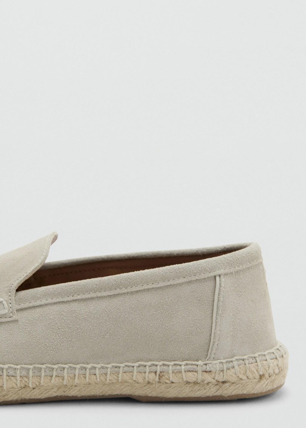 Brown Lt Pastel Jute Leather Shoe, Light Pastel Brown, medium