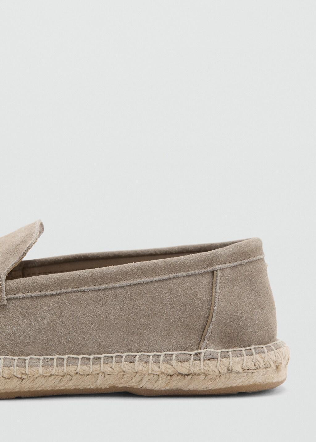 Brown Jute Leather Shoe, Medium Brown, large image number 1