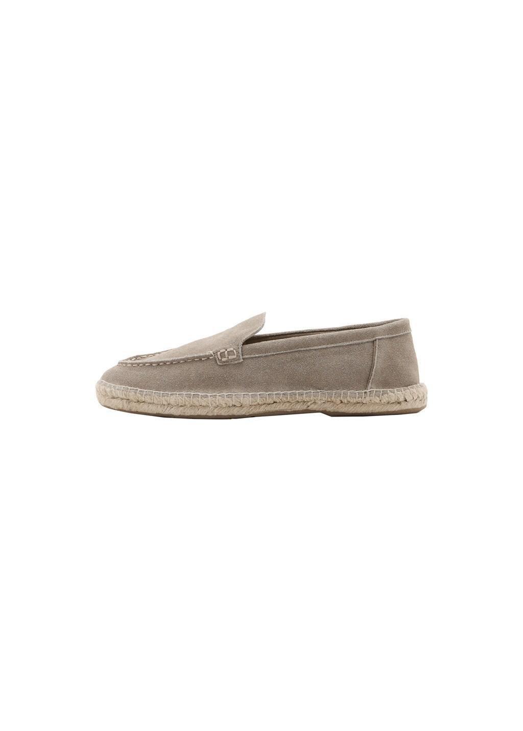 Brown Jute Leather Shoe, Medium Brown, large image number 2