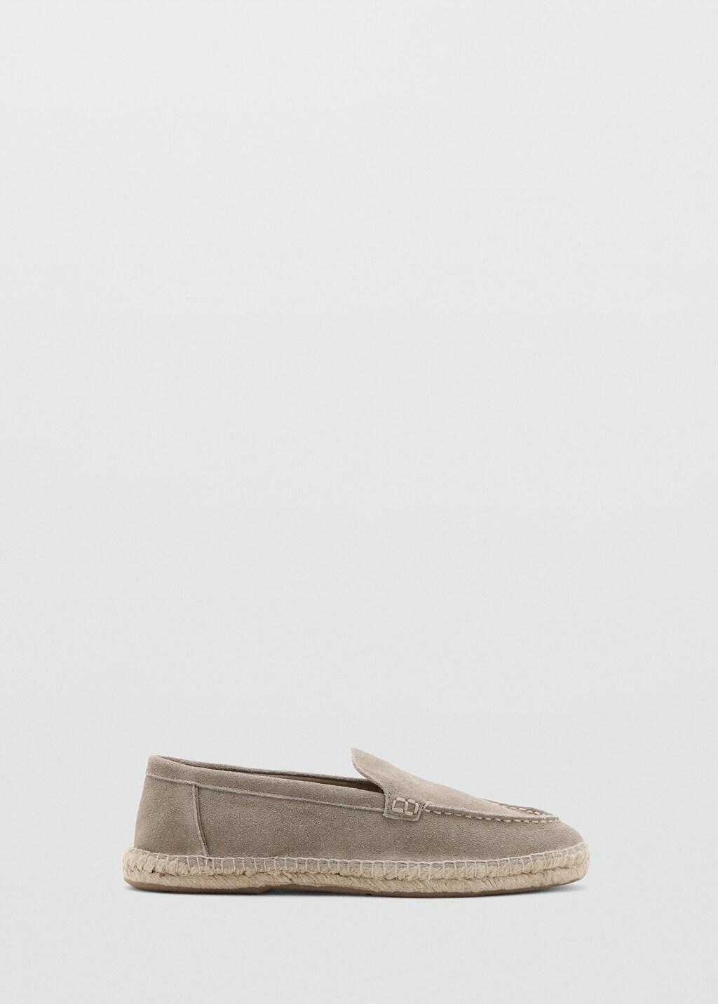 Brown Jute Leather Shoe, Medium Brown, large image number 3
