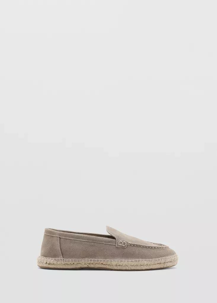Brown Jute Leather Shoe, Medium Brown, large image number 4