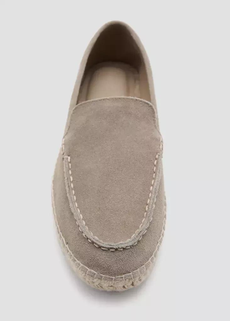 Brown Jute Leather Shoe, Medium Brown, large image number 7