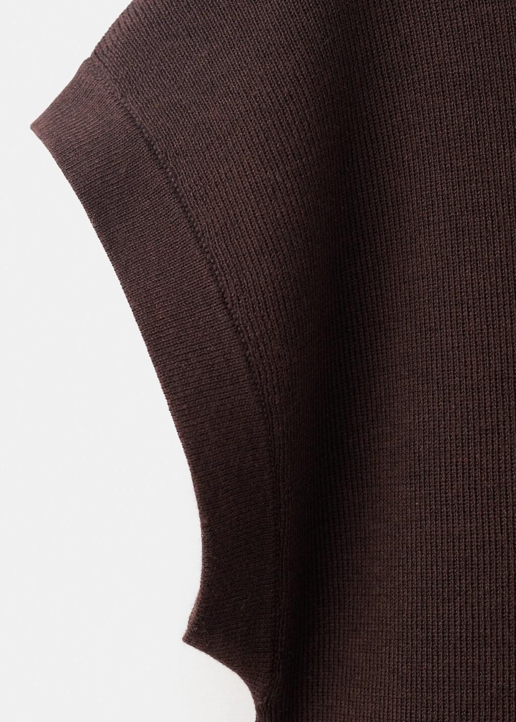 Brown Short-Sleeve Cotton T-Shirt, Brown, large image number 1